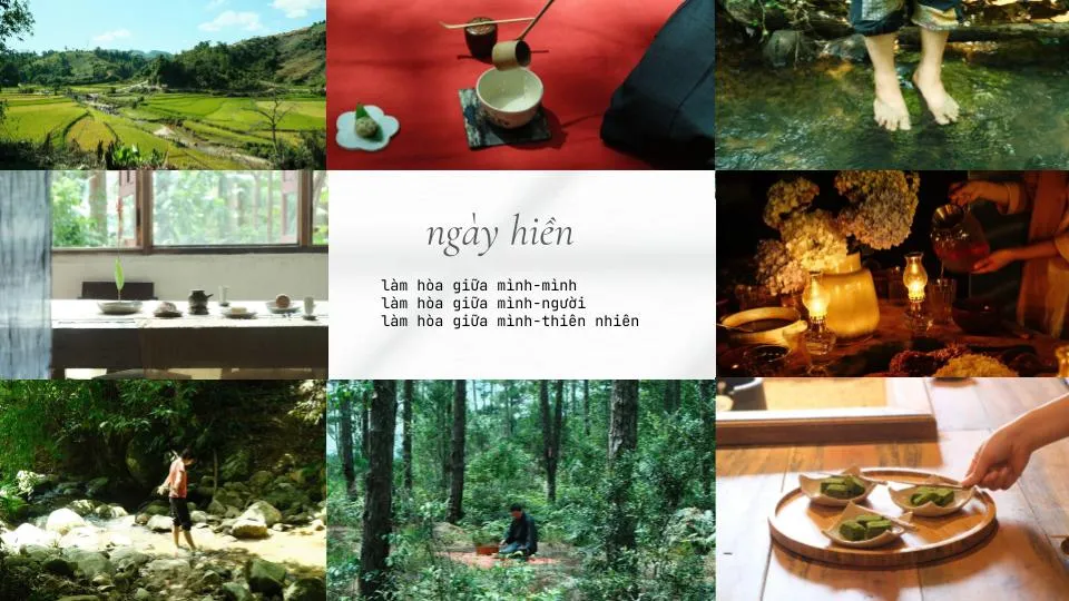 nhà mộc giữa sương Măng Đen
